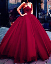 Load image into Gallery viewer, Burgundy Colored Wedding Dresses
