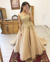 Load image into Gallery viewer, A Line Prom Dresses 2020
