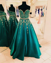 Load image into Gallery viewer, Teal Green Prom Dresses
