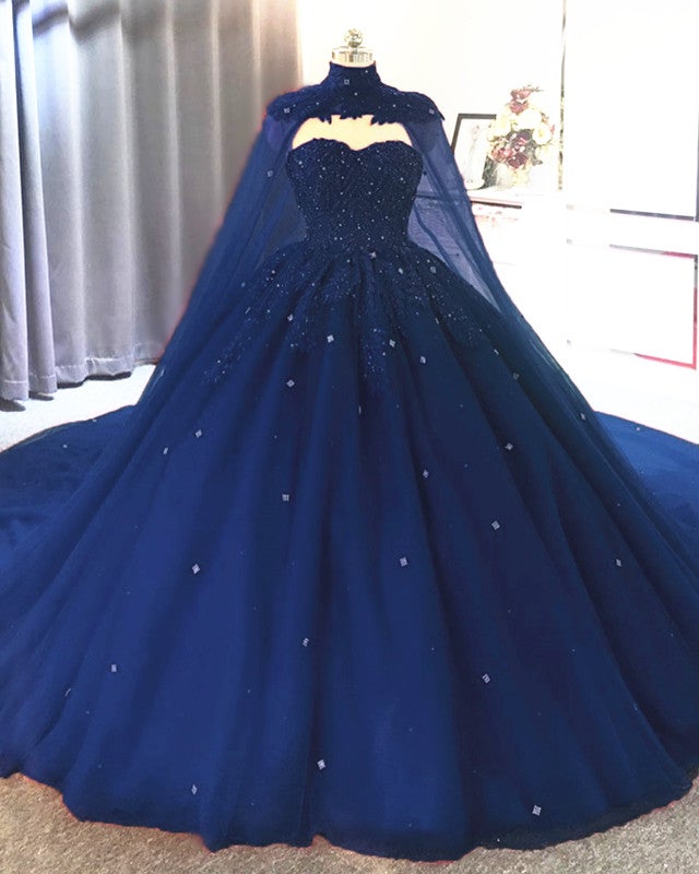 Tulle Ball Gown Quinceanera Dresses With Cape alinanova Tulle Ball Gown Quinceanera Dresses With Cape alinanova