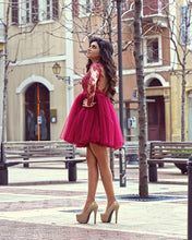 Load image into Gallery viewer, Elegant Homecoming Dresses Long Sleeves
