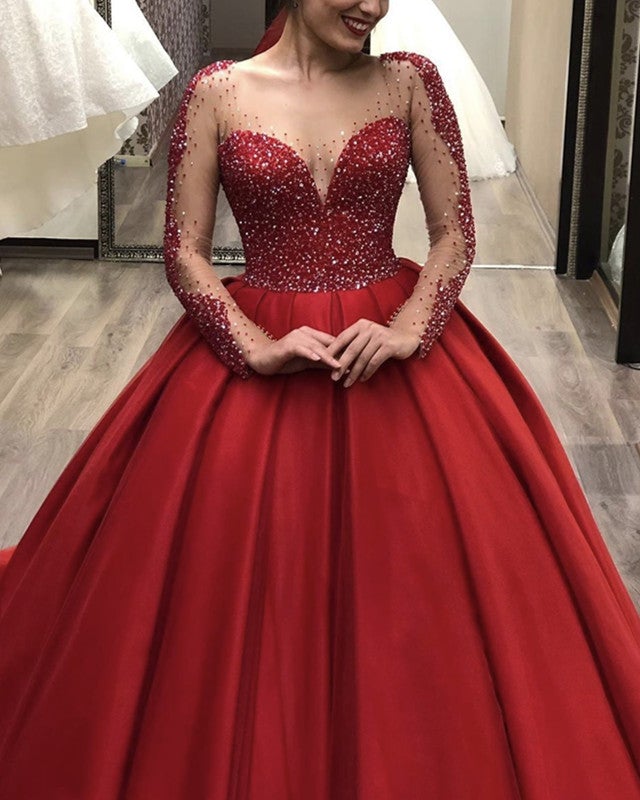 Red Wedding Dresses | Red Bridal Gown alinanova Red Wedding Dresses | Red Bridal Gown alinanova