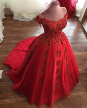 Load image into Gallery viewer, 3125 Red Dress For Bride
