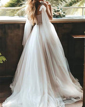Load image into Gallery viewer, Tulle Wedding Dress Corset Top
