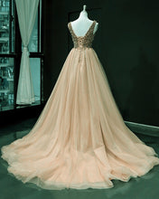 Load image into Gallery viewer, Peach Formal Dresses 2020
