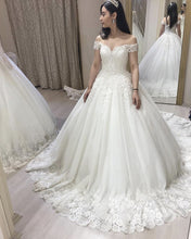 Load image into Gallery viewer, Elegant Wedding Dresses Lace Off Shoulder
