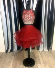 Load image into Gallery viewer, Red Homecoming Dresses Short
