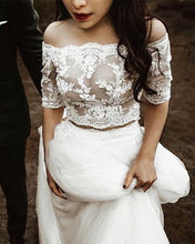 Load image into Gallery viewer, Wedding Dress Two Piece

