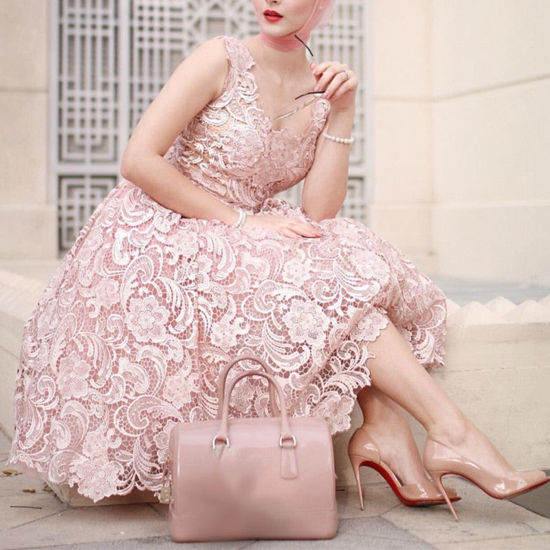 elegant champagne lace tea length wedding dresses alinanova elegant champagne lace tea length wedding dresses alinanova