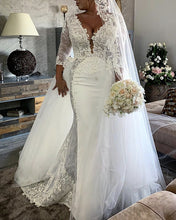 Load image into Gallery viewer, Modest  Wedding Dress With Sleeves
