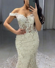 Load image into Gallery viewer, Elegant Mermaid Wedding Dress 2021
