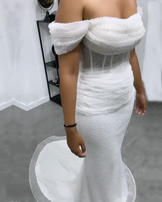 Sparkly Mermaid Wedding Dress