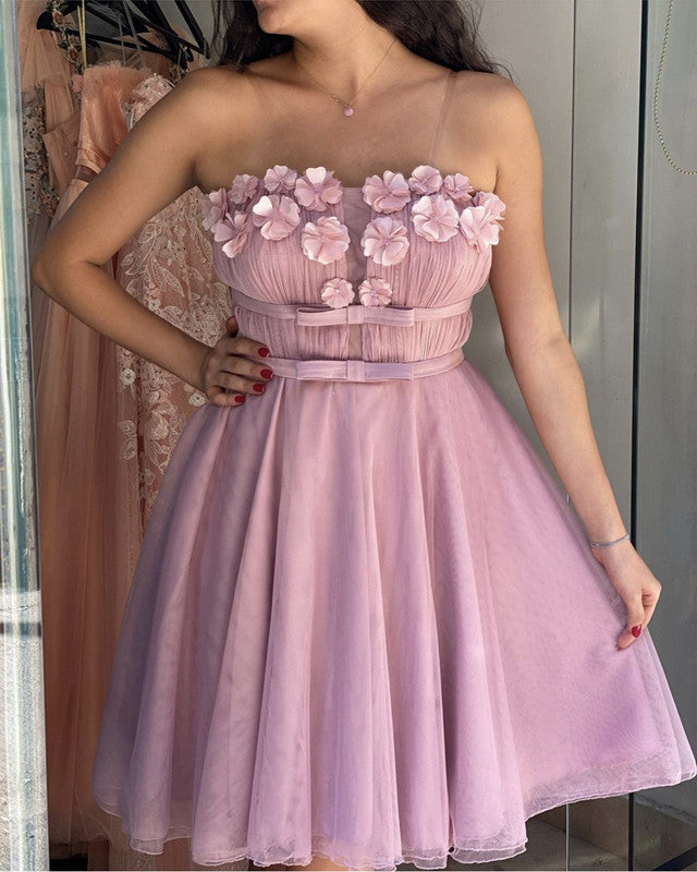 Mauve Pink Homecoming Dresses