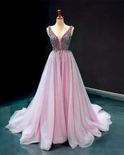 Load image into Gallery viewer, Mauve Evening Dresses Tulle 
