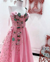 Load image into Gallery viewer, Blush Pink Prom Dresses One Shoulder
