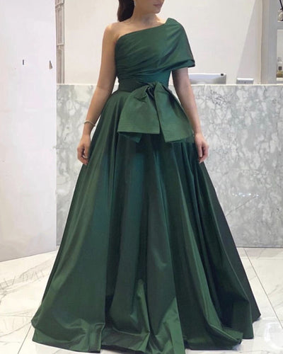 Emerald Green Prom Dresses Taffeta