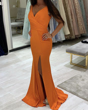 Load image into Gallery viewer, Orange Prom Dresses
