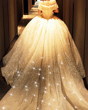 Load image into Gallery viewer, Off Shoulder Wedding Ball Gown

