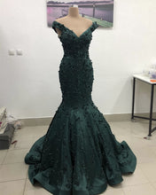 Load image into Gallery viewer, Mermaid Off The Shoulder Prom Evening Dress-alinanova
