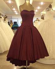Load image into Gallery viewer, Asymmetric Prom Dresses Satin Sweetheart-alinanova

