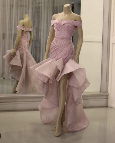 Pink Mermaid Wedding Dress