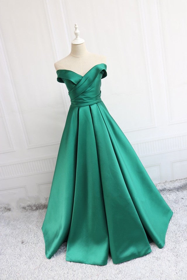 navy blue satin prom dress Simple Navy Blue Long Prom Dresses with Pockets APD3086 – SheerGirl